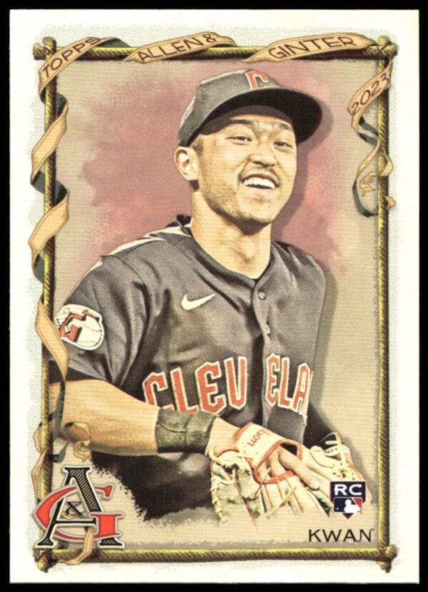 2023 Topps Allen & Ginter Steven Kwan #181 (Front)