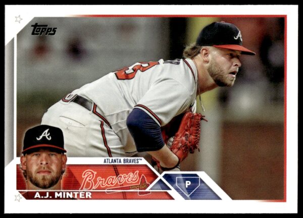 2023 Topps Series 1 A.J. Minter #159 (Front)