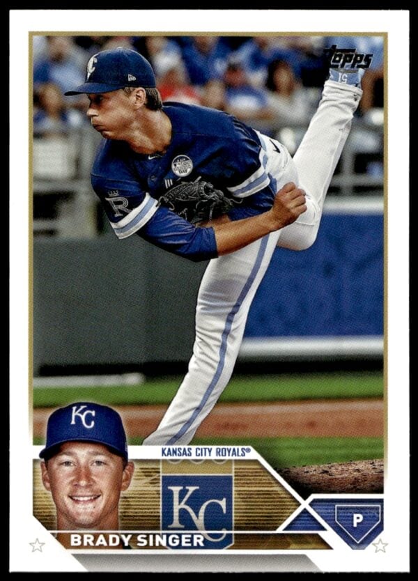 2023 Topps Series 1 Brady Singer #328 (Front)