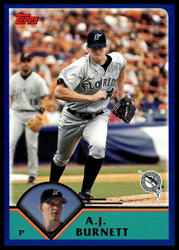 2003 Topps A.J. Burnett #583 (Front)