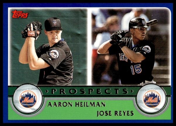 2003 Topps Aaron Heilman / Jose Reyes #684 (Front)