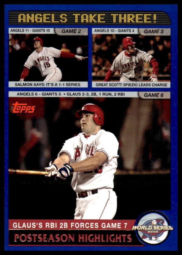 2003 Topps Angels Take Three #720 (Front)