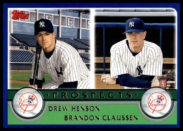 2003 Topps Drew Henson / Brandon Claussen #681 (Front)