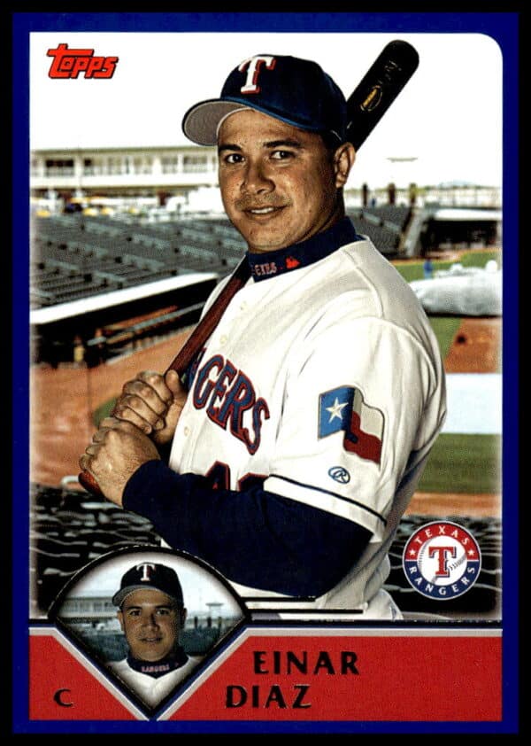 2003 Topps Einar Diaz #475 (Front)