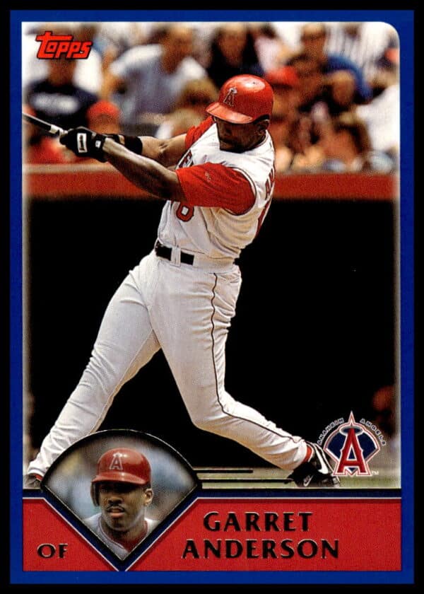 2003 Topps Garret Anderson #600 (Front)