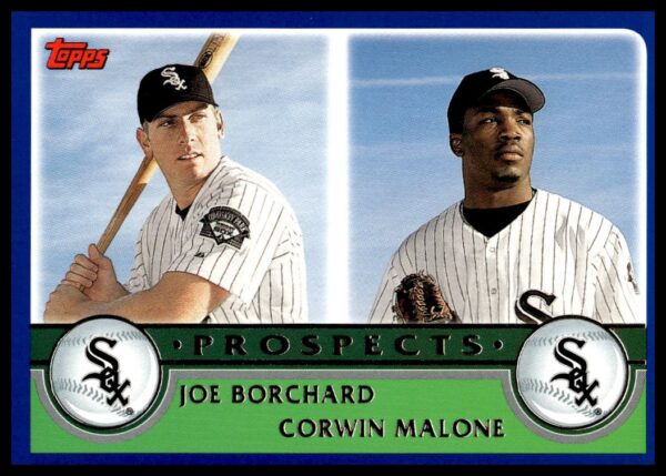 2003 Topps Joe Borchard / Corwin Malone #679 (Front)