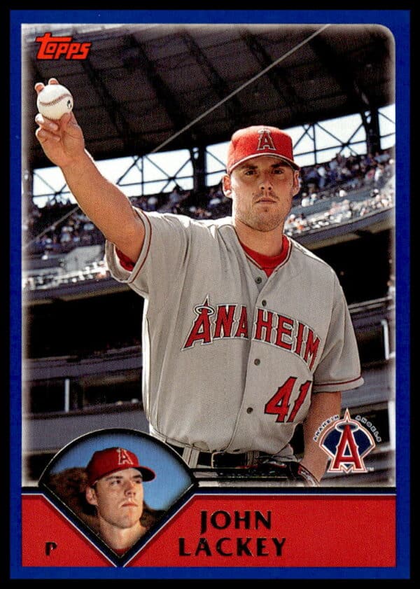 2003 Topps John Lackey #596 (Front)