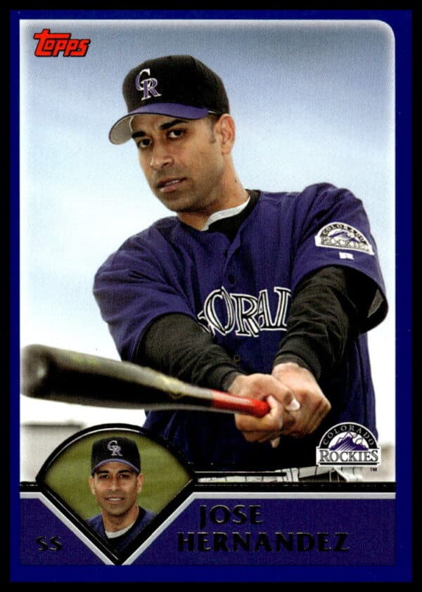 2003 Topps Jose Hernandez #502 (Front)