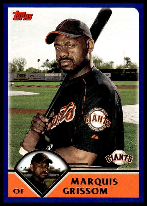 2003 Topps Marquis Grissom #526 (Front)