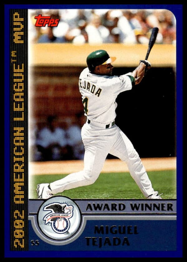 2003 Topps Miguel Tejada #705 (Front)