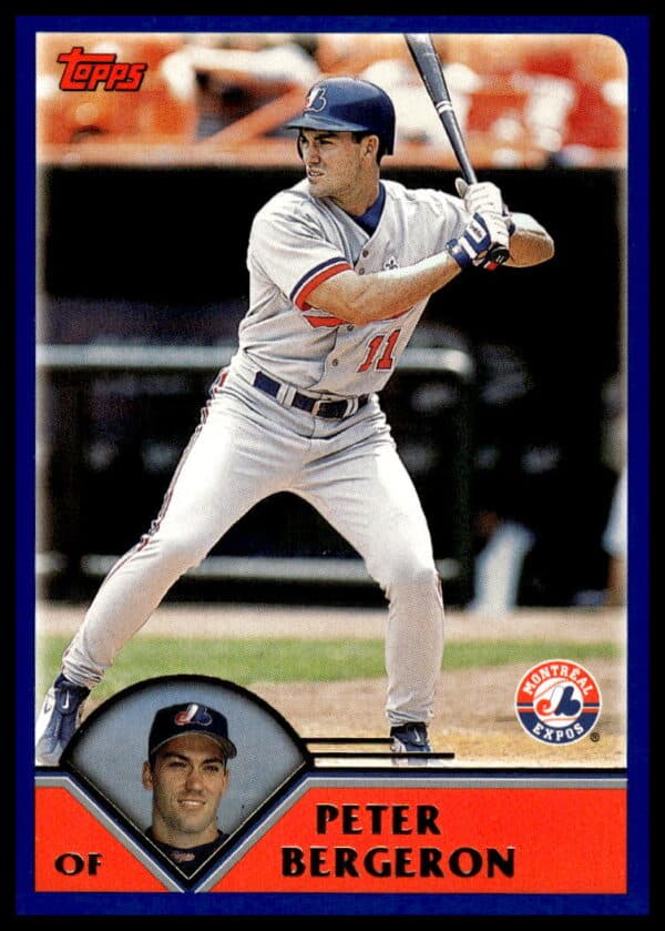 2003 Topps Peter Bergeron #618 (Front)