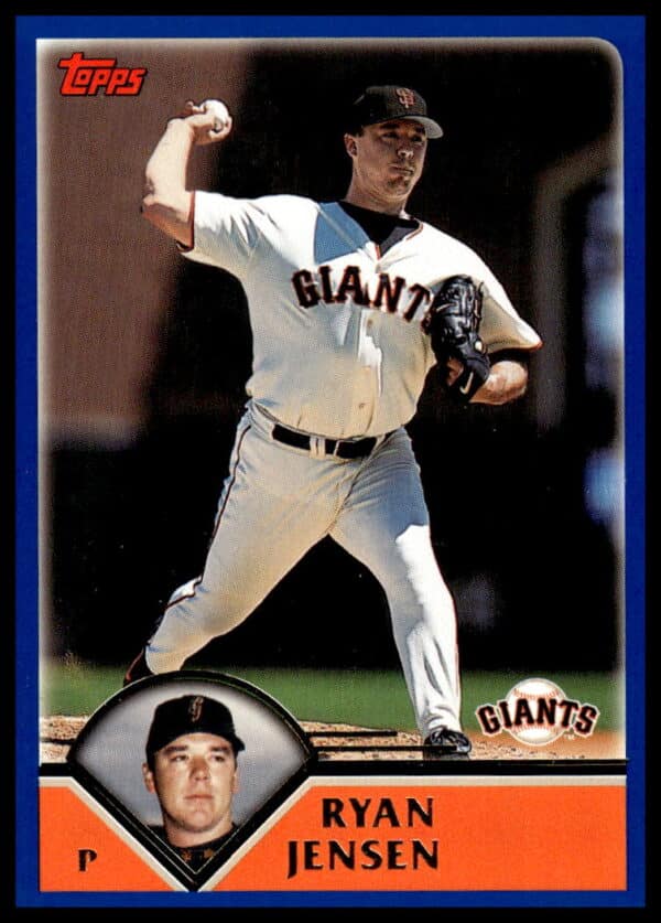 2003 Topps Ryan Jensen #491 (Front)