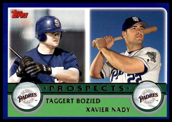 2003 Topps Taggert Bozied / Xavier Nady #683 (Front)