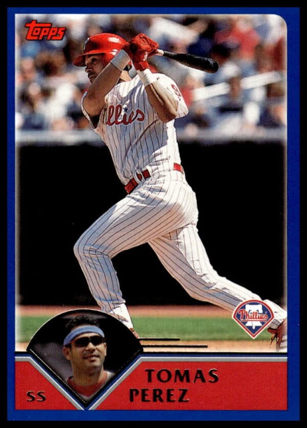 2003 Topps Tomas Perez #485 (Front)