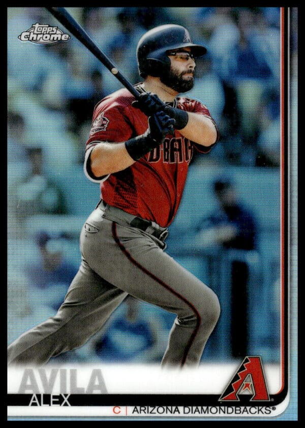 2019 Topps Chrome Alex Avila Rainbow Foil #34 (Front)