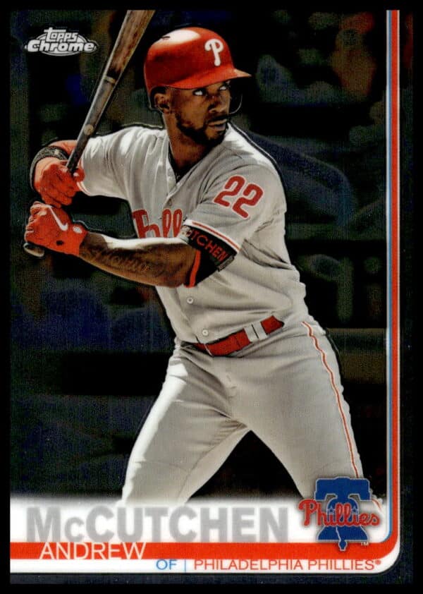 2019 Topps Chrome Andrew McCutchen #77 (Front)