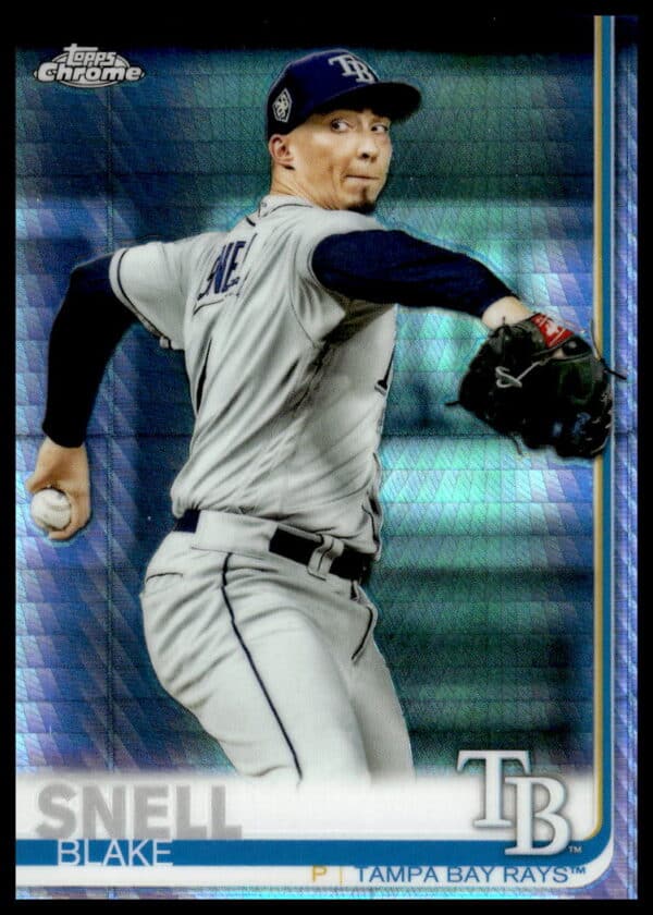 2019 Topps Chrome Blake Snell Prism Refractor #196 (Front)