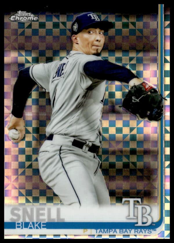 2019 Topps Chrome Blake Snell X-Fractor #76 (Front)