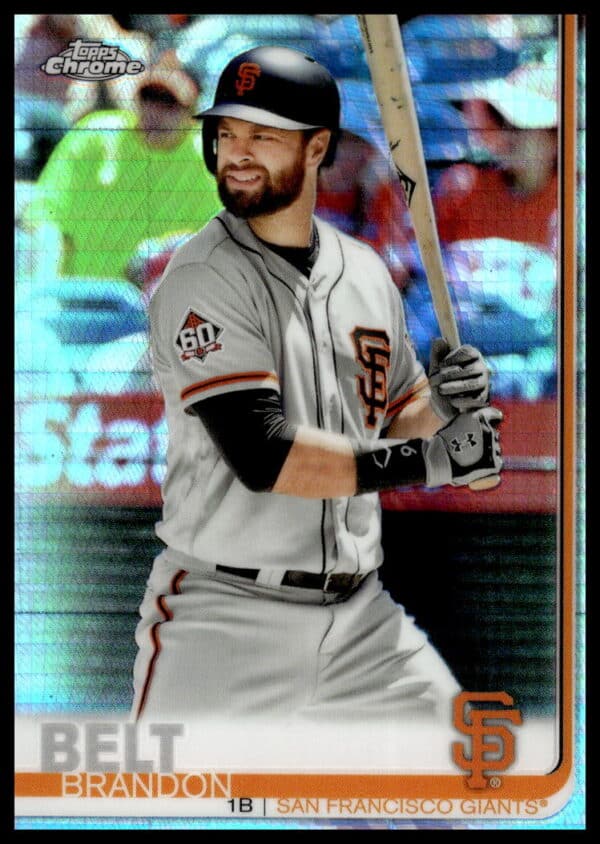 2019 Topps Chrome Brandon Belt Prism Refractor #125 (Front)