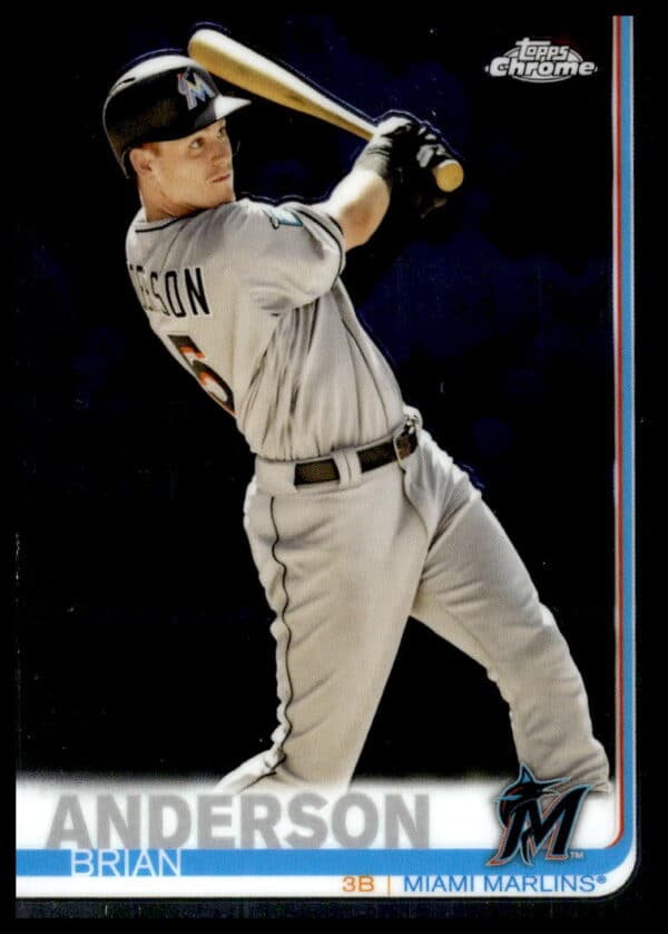 2019 Topps Chrome Brian Anderson #12 (Front)