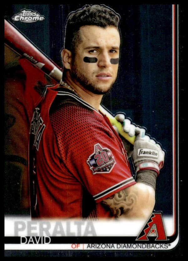 2019 Topps Chrome David Peralta #9 (Front)