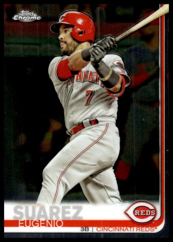 2019 Topps Chrome Eugenio Suarez #80 (Front)