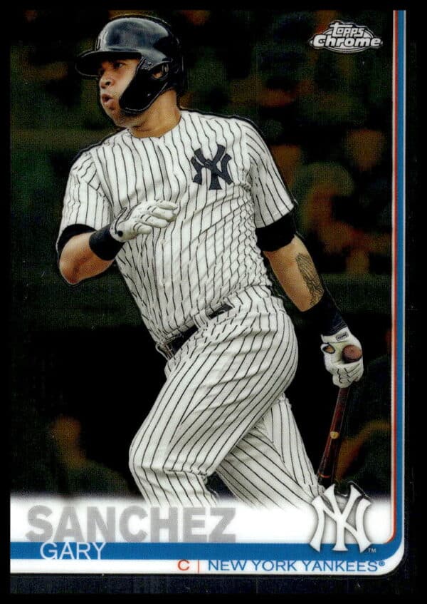 2019 Topps Chrome Gary Sanchez #22 (Front)