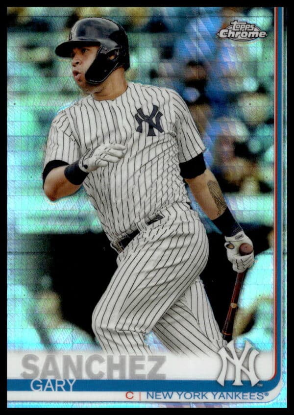 2019 Topps Chrome Gary Sanchez Prism Refractor #353 (Front)