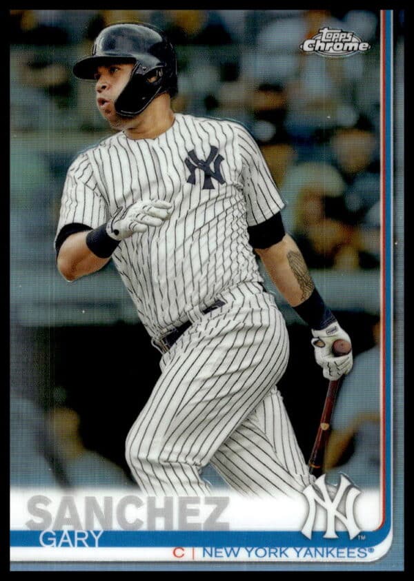 2019 Topps Chrome Gary Sanchez Rainbow Foil #353 (Front)