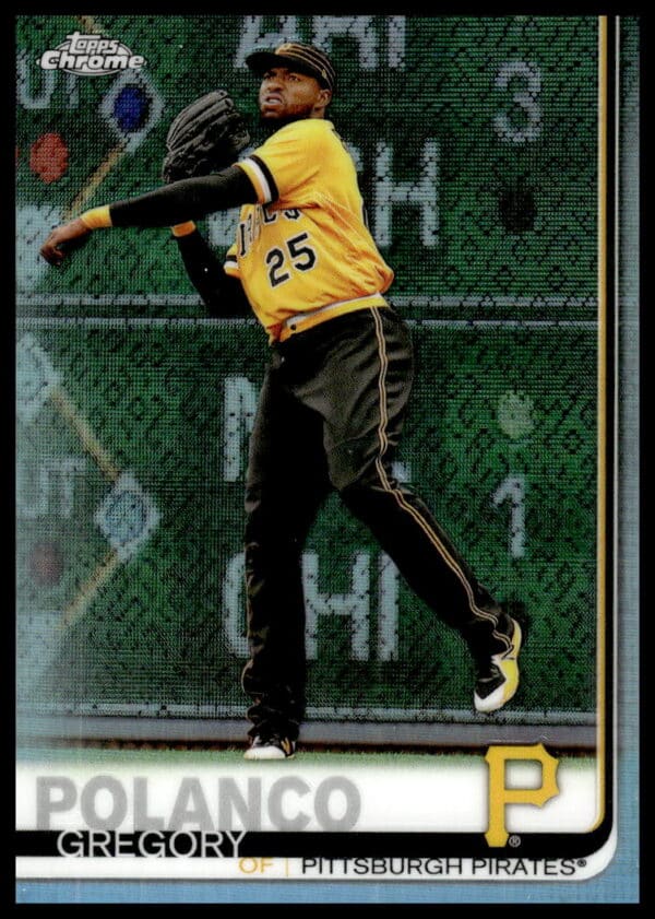 2019 Topps Chrome Gregory Polanco Rainbow Foil #198 (Front)