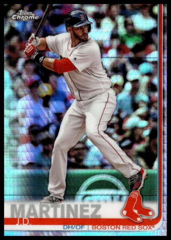 2019 Topps Chrome J.D. Martinez Prism Refractor #133 (Front)