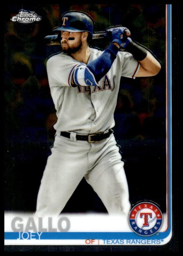 2019 Topps Chrome Joey Gallo #38 (Front)