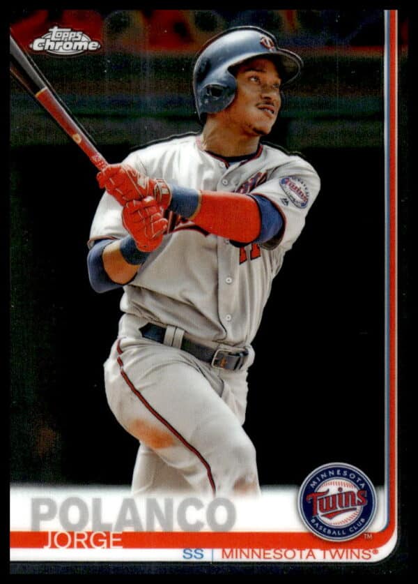 2019 Topps Chrome Jorge Polanco #69 (Front)