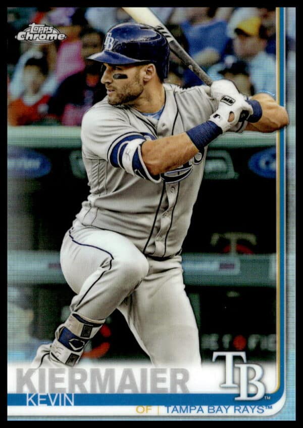 2019 Topps Chrome Kevin Kiermaier Rainbow Foil #180 (Front)