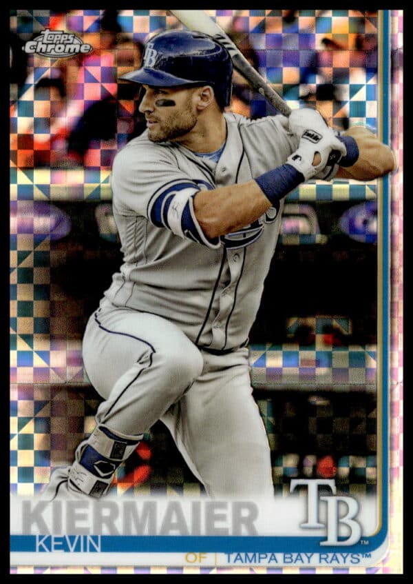 2019 Topps Chrome Kevin Kiermaier X-Fractor #180 (Front)