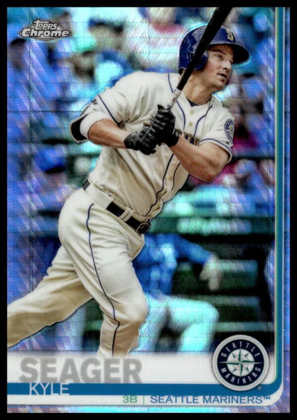 2019 Topps Chrome Kyle Seager Prism Refractor #156 (Front)