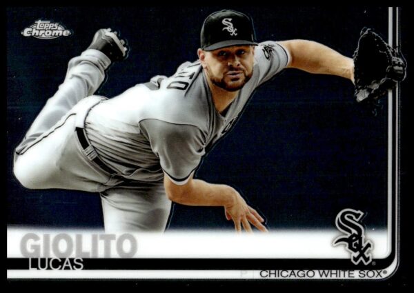 2019 Topps Chrome Lucas Giolito #70 (Front)