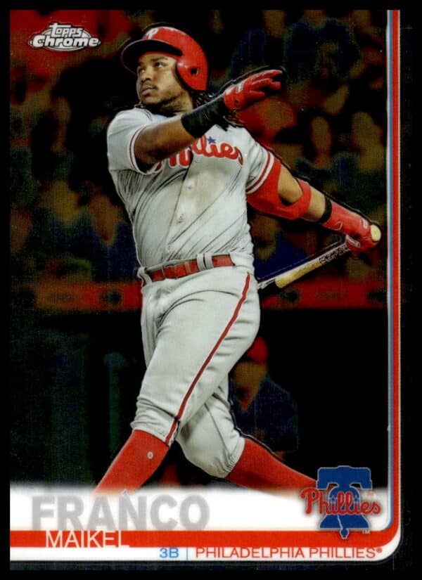 2019 Topps Chrome Maikel Franco #7 (Front)