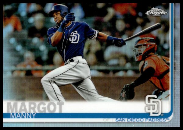 2019 Topps Chrome Manny Margot Rainbow Foil #154 (Front)