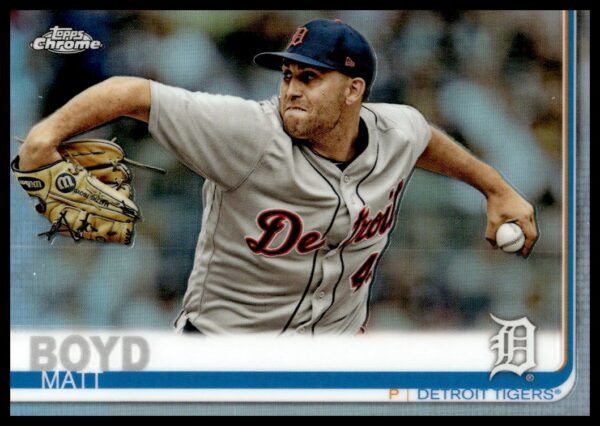 2019 Topps Chrome Matt Boyd Rainbow Foil #83 (Front)