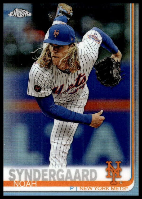 2019 Topps Chrome Noah Syndergaard Rainbow Foil #126 (Front)