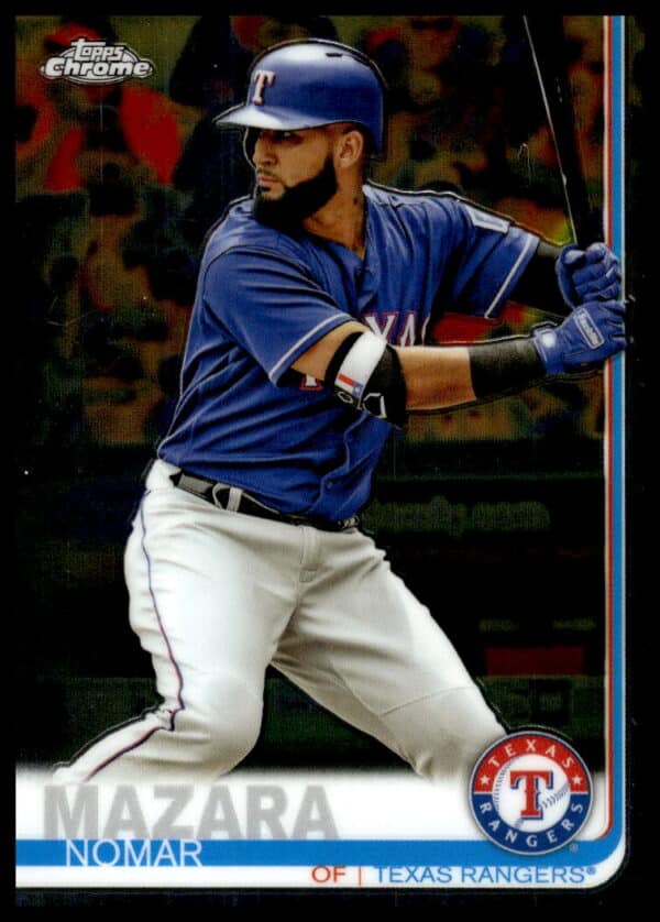 2019 Topps Chrome Nomar Mazara #26 (Front)