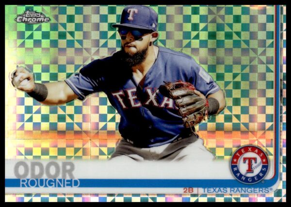 2019 Topps Chrome Rougned Odor X-Fractor #191 (Front)