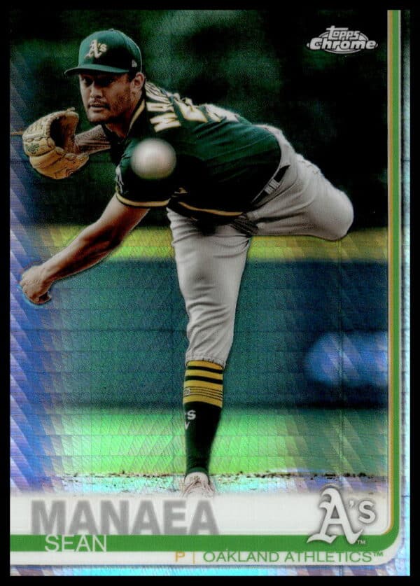 2019 Topps Chrome Sean Manaea Prism Refractor #170 (Front)