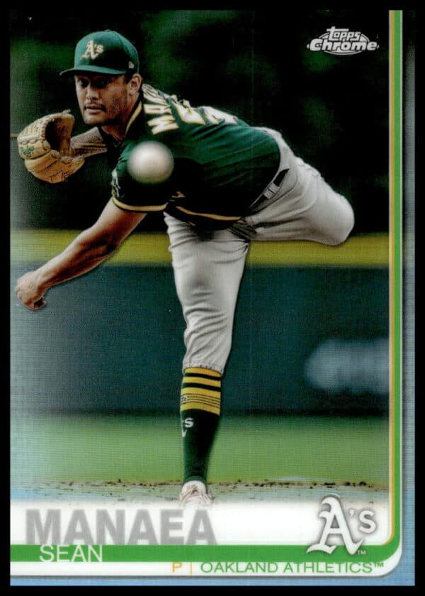 2019 Topps Chrome Sean Manaea Rainbow Foil #170 (Front)