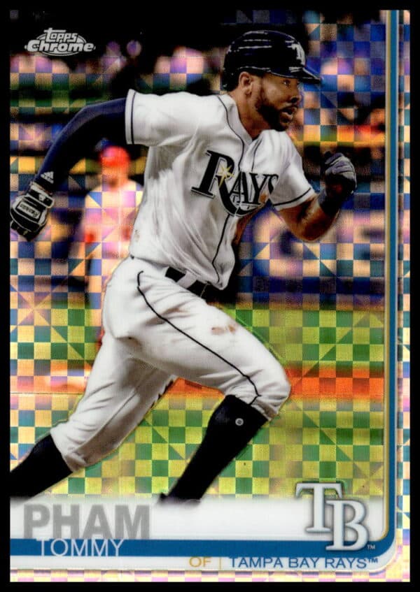 2019 Topps Chrome Tommy Pham X-Fractor #175 (Front)