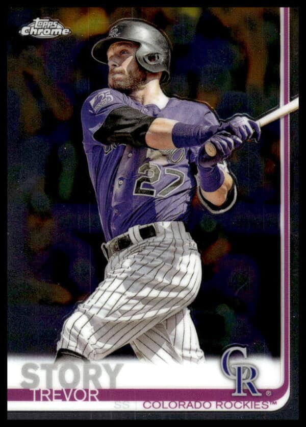 2019 Topps Chrome Trevor Story #183 (Front)