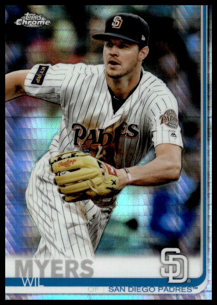 2019 Topps Chrome Wil Myers Prism Refractor #153 (Front)