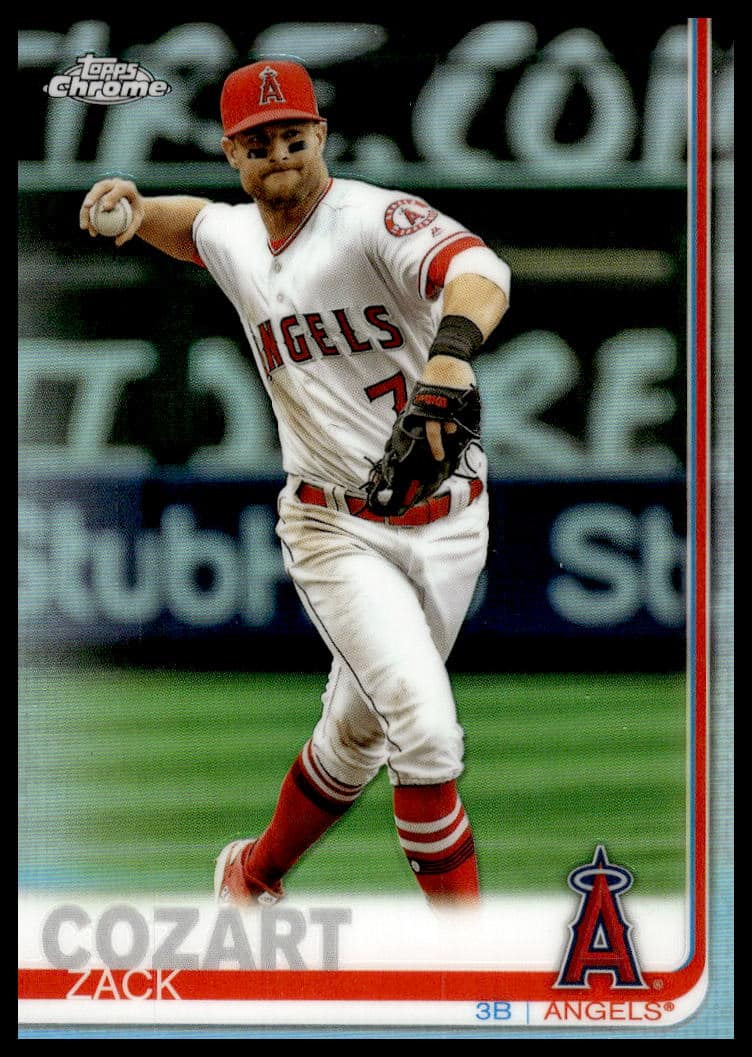 2019 Topps Chrome Zack Cozart Rainbow Foil #204 (Front)