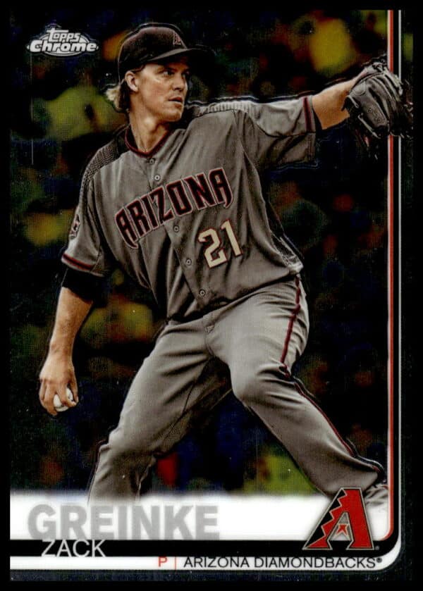 2019 Topps Chrome Zack Greinke #23 (Front)